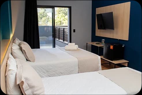 Imagem para Quartos pensados para o seu bem-estar.