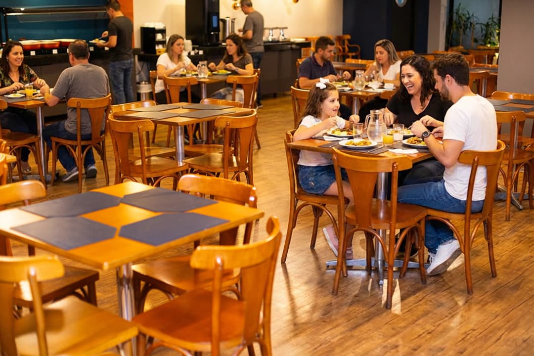 Plentiful breakfast buffet