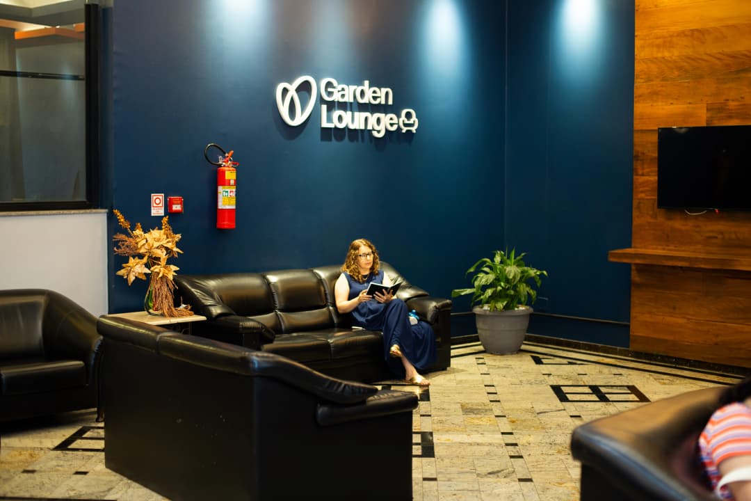 Espaço de convivência confortável