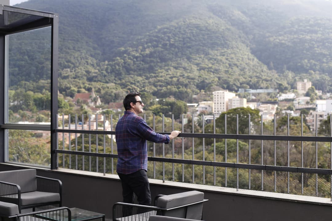 Ambiente do bar no rooftop
